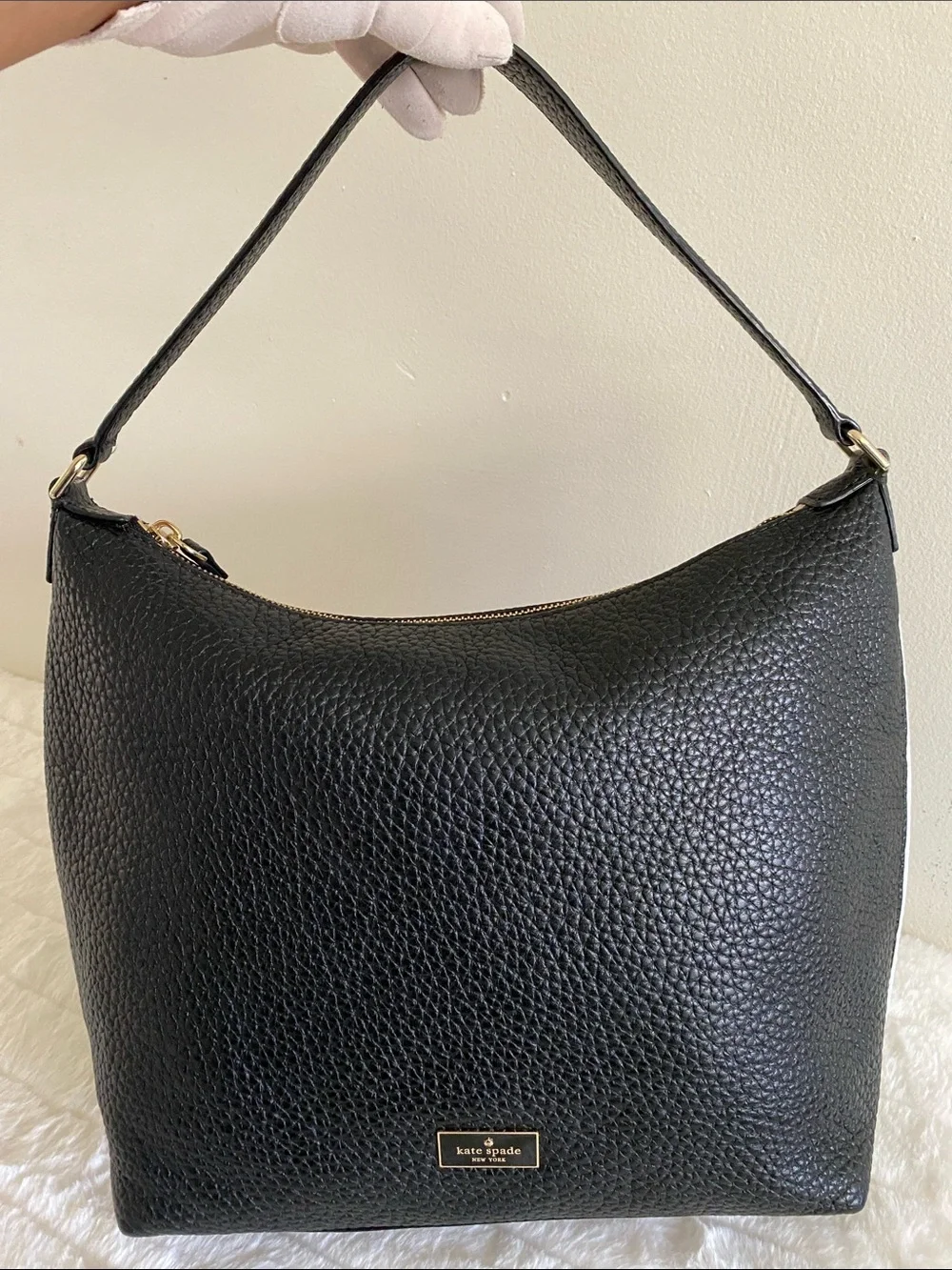 Kate Spade New York Prospect Place Kaia Hobo-Style Shoulder Bag in Black - Picture 17 of 17